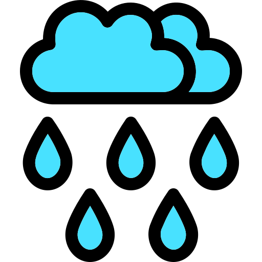 Rainy Generic Outline Color icon