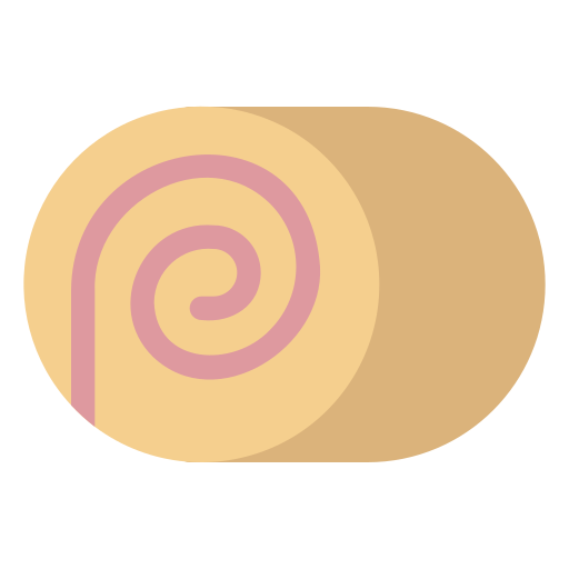 pastel de rollo icono gratis