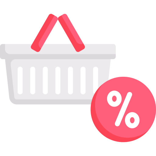 cesta de compras grátis ícone