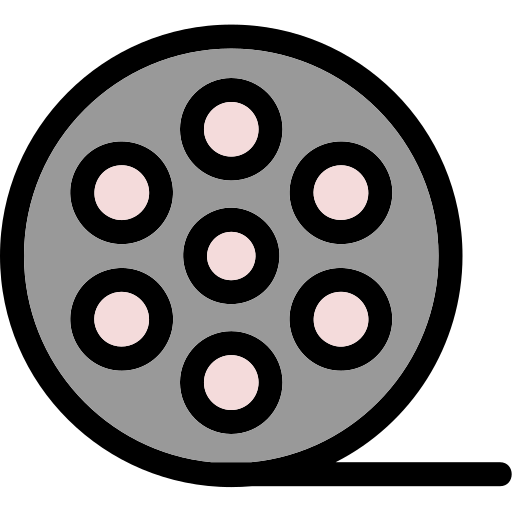 carrete icono gratis