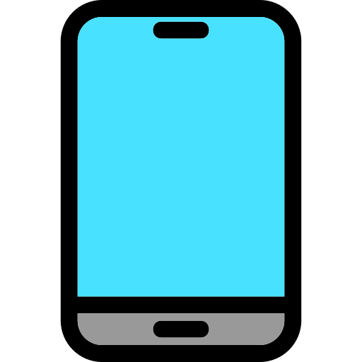 Smartphone Generic Outline Color icon