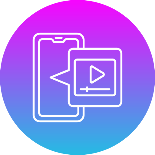 reproductor de video icono gratis