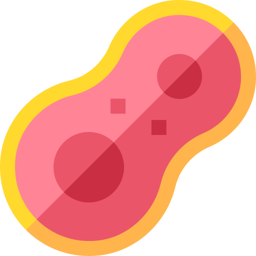 Bacteria Basic Straight Flat icon