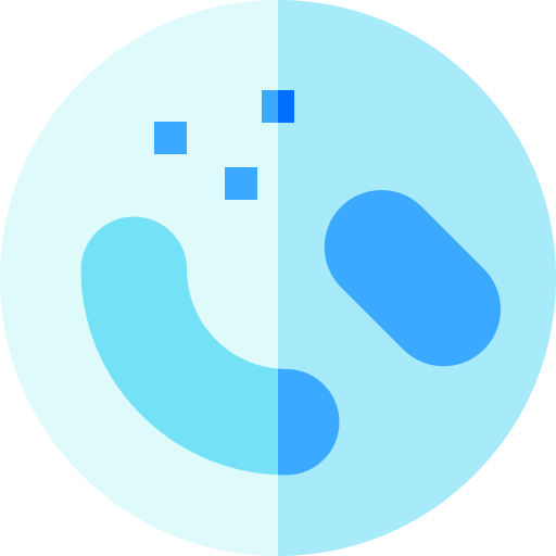 Microorganism Basic Straight Flat icon