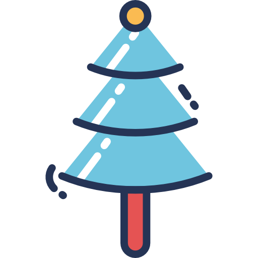 árbol de navidad icono gratis