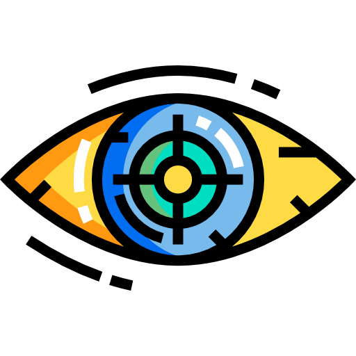 visión icono gratis