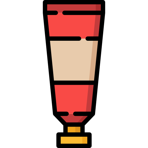 tubo de pintura icono gratis