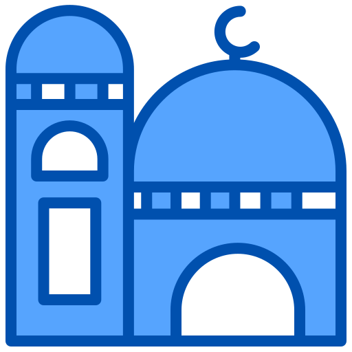 Mosque Generic Blue icon