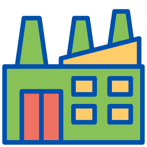 Factory Generic Outline Color icon