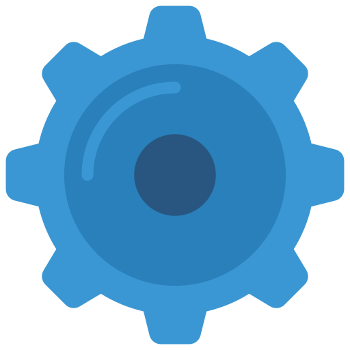 Blue Gear PNG Transparent Images Free Download