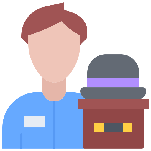 vendedor icono gratis