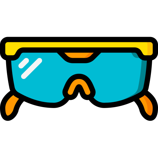 lentes de seguridad icono gratis