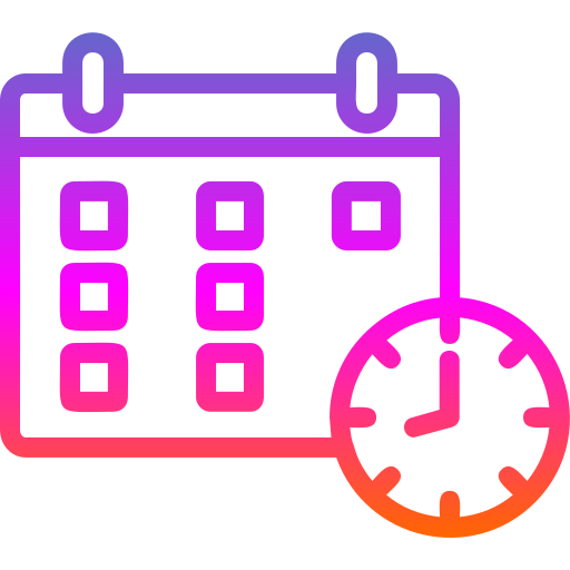 Schedule Generic Gradient icon