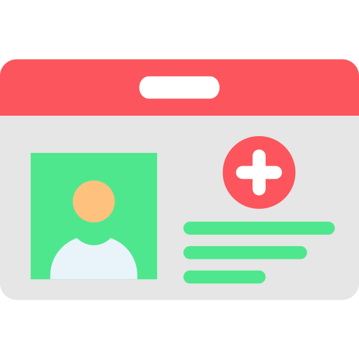 Medical card Generic Flat icon