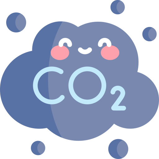 nube de co2 icono gratis