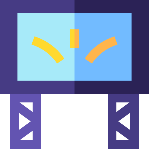 Big screen Basic Straight Flat icon