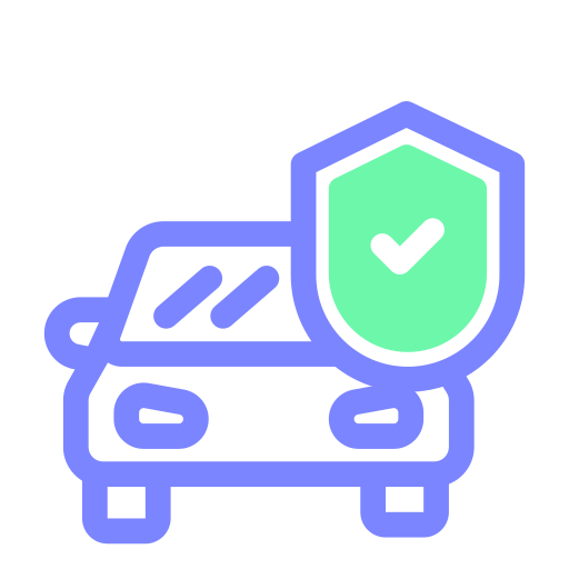 seguro de auto icono gratis