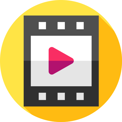 Film Flat Circular Flat icon