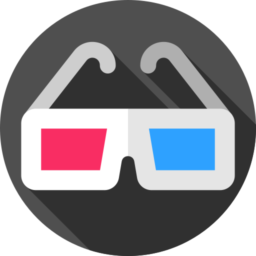 lunettes 3d Icône gratuit