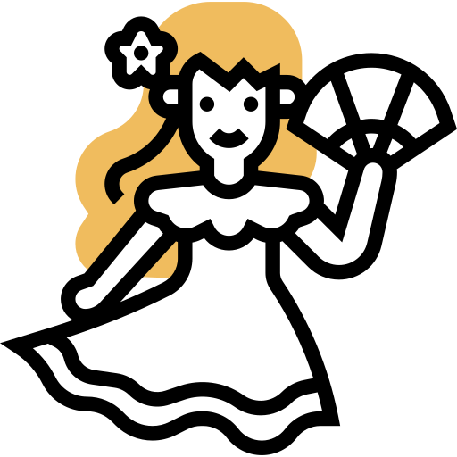 mujer mexicana icono gratis