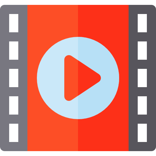 reproductor de video icono gratis