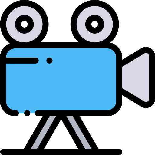 camara de video icono gratis