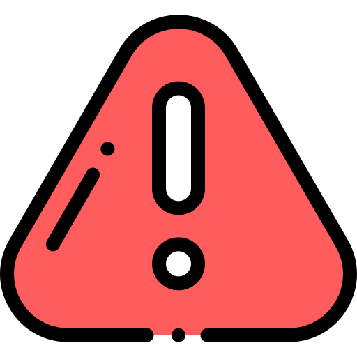 Warning free icon Warning free icon