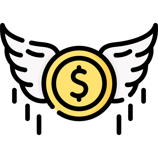 money flying png