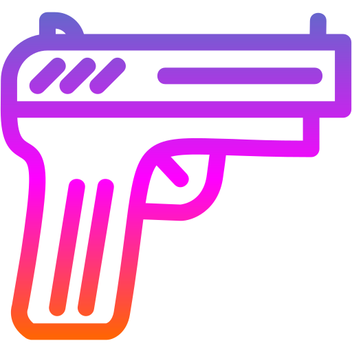 Pistol Generic Gradient icon