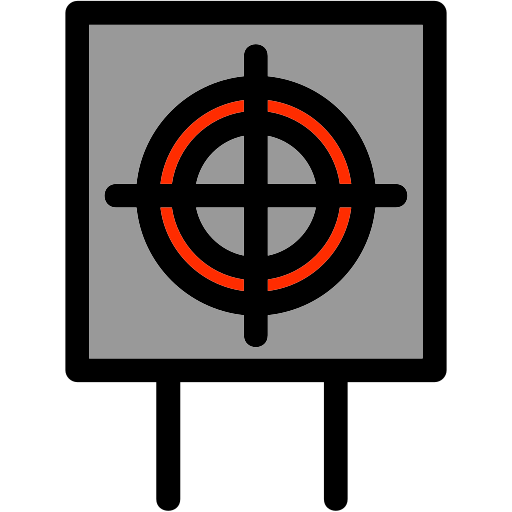 cible de tir Icône gratuit