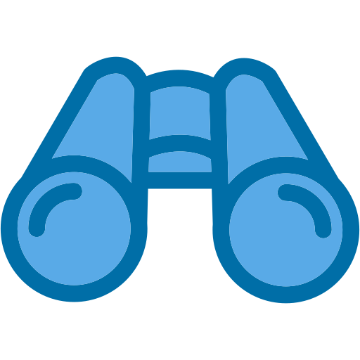 Binoculars Generic Blue icon