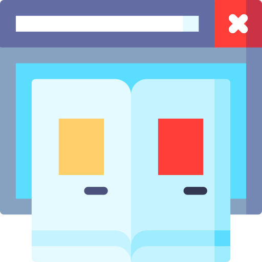 catálogo en línea icono gratis