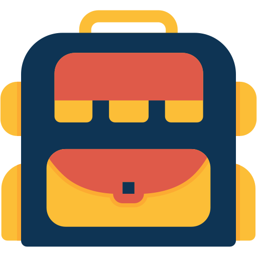 Backpack Generic Flat icon