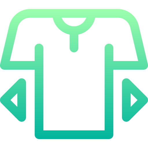 Shirt Basic Gradient Lineal color icon