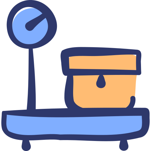 escala industrial icono gratis