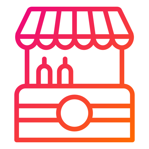 Food stall Generic Gradient icon