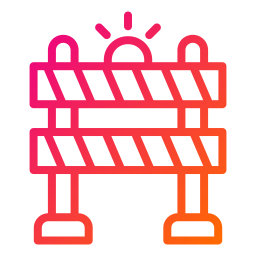 barrera icono gratis