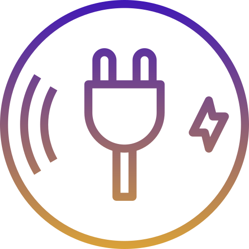 cargador inalámbrico icono gratis