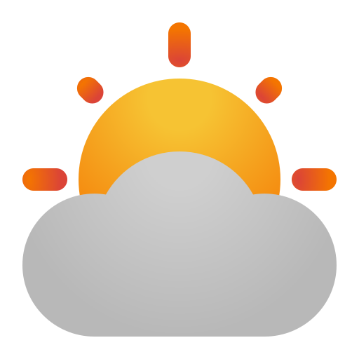 Cloudy day Generic Flat Gradient icon