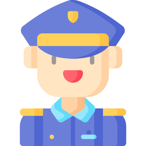 policía icono gratis