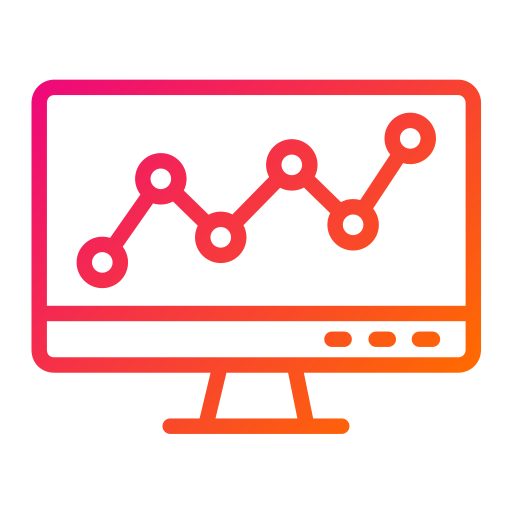 gráfico de linea icono gratis