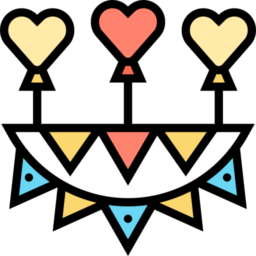Bunting free icon Bunting free icon