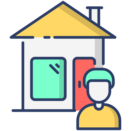 agencia inmobiliaria icono gratis