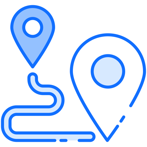 Route Generic Blue icon