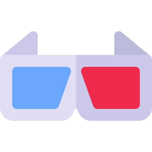 gafas 3d icono gratis