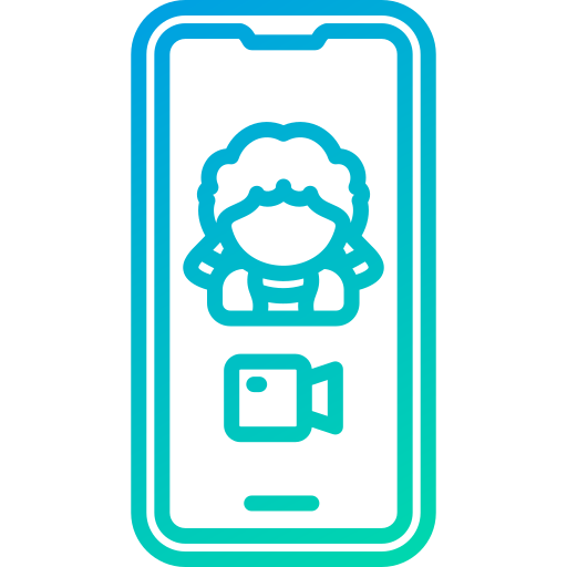 videollamada icono gratis