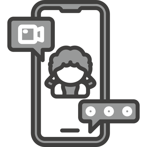영상 통화 무료 아이콘