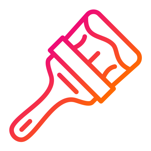 cepillo de pintura icono gratis