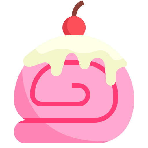 pastel de rollo icono gratis