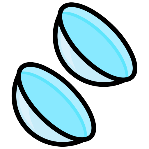 lentes de contacto icono gratis